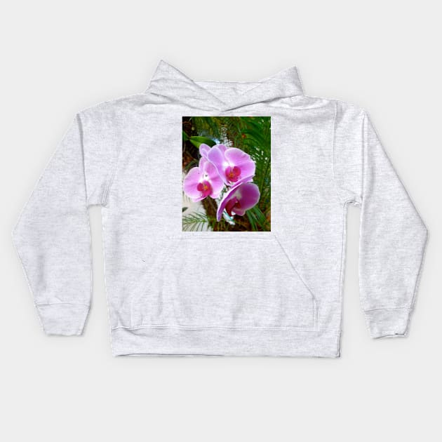 Lavender Orchid Kids Hoodie by jennyleeandjim